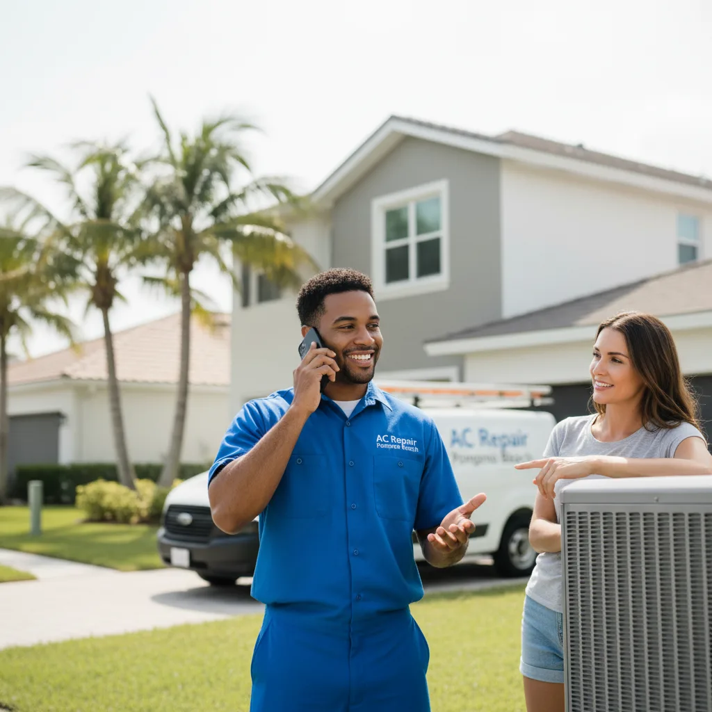 AC Repair Pompano Beach customer support in Casco